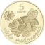 Fauna and flora in Slovakia. Western honey bee. Slovakia 5€ 2021 commemorative coin