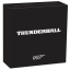James Bond - Pallosalama. Tuvalu 1/2 $ 2021 99,9% hopearaha väripainatuksella, 15,53 g