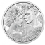  "Любовь и страсть" - Австрия 10€ 2021 г. 92,5% серебряная монета с цветной печатью. 15,552 гр