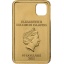 "Meemesilane" -  Salomoni saarte  10 $ 2022.a. osaliselt rodeeritud 99,99 % kuldmünt /ripats.  2g 