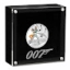 James Bond - KuurakettiTuvalu 1/2 $ 2021 99,9% hopearaha väripainatuksella, 15,53 g,