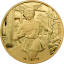 The Twelve Olympians in the Zodiac - Hermes & Cancer. Samoa 0.20 $ 2021  Gold plated Copper/Nickel coin