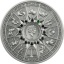 The Twelve Olympians in the Zodiac - Aphrodite & Taurus. Samoa 5 $ 2021  antique finish 99,9% silver coin, 62,2 g