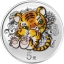 Sündinud Tiigri aastal 2022 - Hiina 5 jüaani 2022.a. värvitrükis 99,9% hõbemünt, 15,0 g