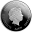 Знаки зодиака для детей. Телец -  Гана 2 седи 2022, 99,9% серебряная монета с цветной печатью, 1/2 унции.