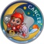 Baby Zodiac. Cancer - Republic of Ghana 2 Cedis 2022 1/2 oz silver coin in digital printing