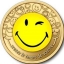 Smiley mini - medal. Joy