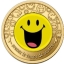 Smiley mini - medal. Laugh