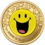 Smiley mini - medal. Laugh