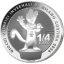 "Milano Cortina 2026 Winter Olympic Games - Mascot Tina . Italy 1/4 € base metal coin
