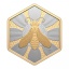 Nature Deloght; Honey Bee. 20$ 2025. Reverse Proof 99,99% silver coin with selective gold plating, 32 g