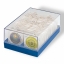 Plastic box for 100 coin holders, blue
