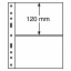 Optima postimerkki sivu 2 S (180 mm x 35 mm)  Musta tausta 