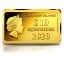 Horoskooppimerkit - Kalat - Salomonsaaret 10 $ 2020.v. 99,99% kultaraha 0,5 g
